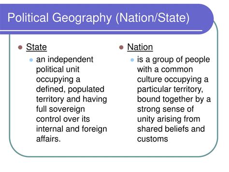 State Definition Geography