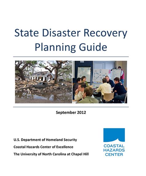 state disaster recovery plan