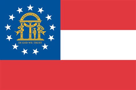 state flag of georgia usa