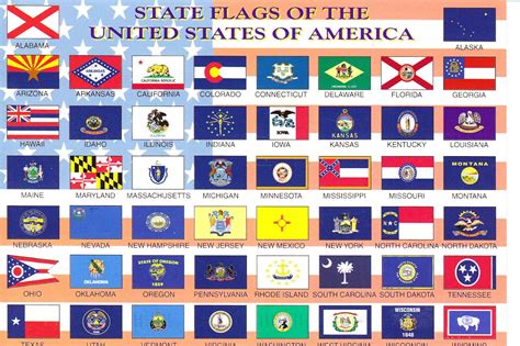 State Flags With Red