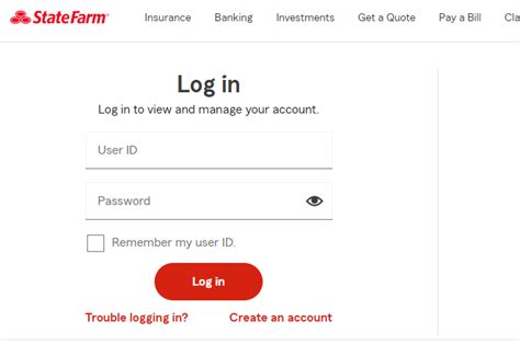 state insurance log in