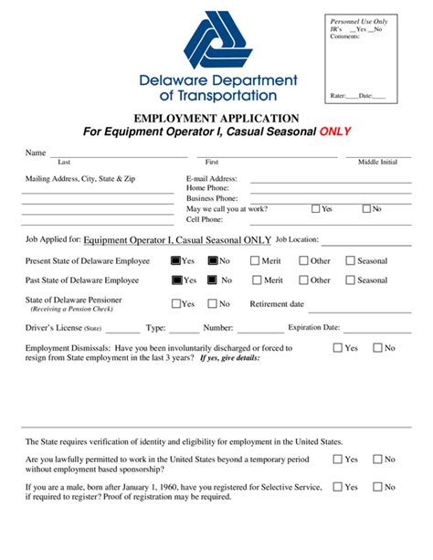 state of delaware applications