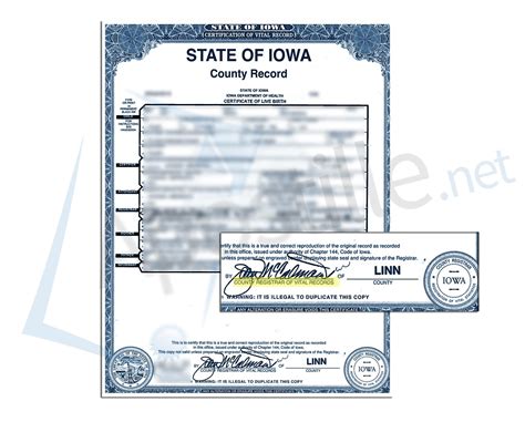 state of iowa department of vital records
