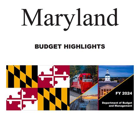 state of maryland budget and management