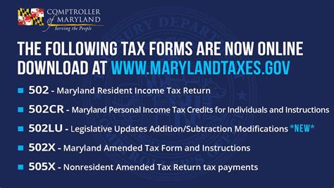 state of maryland tax office