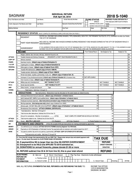 state of michigan 2023 1040 form