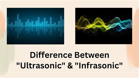 state the difference between infrasonic and ultrasonic sound