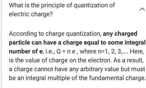 state the principle of conservation and principle of quantization of electric charge