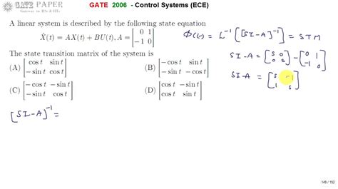 state transition matrix equation