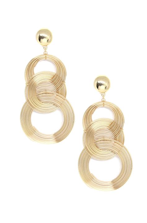 Statement Gold Earrings Uk