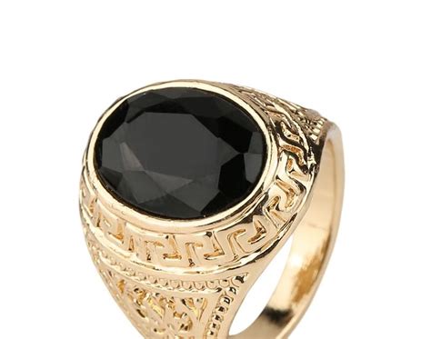 Statement Gold Ring for Men