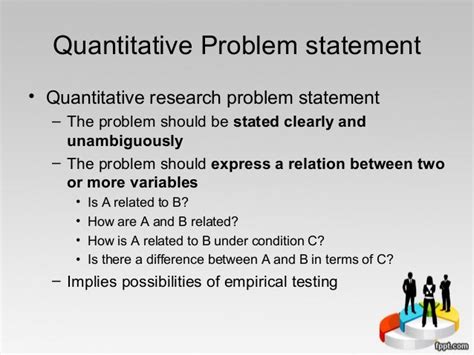 statement of the problem research example quantitative