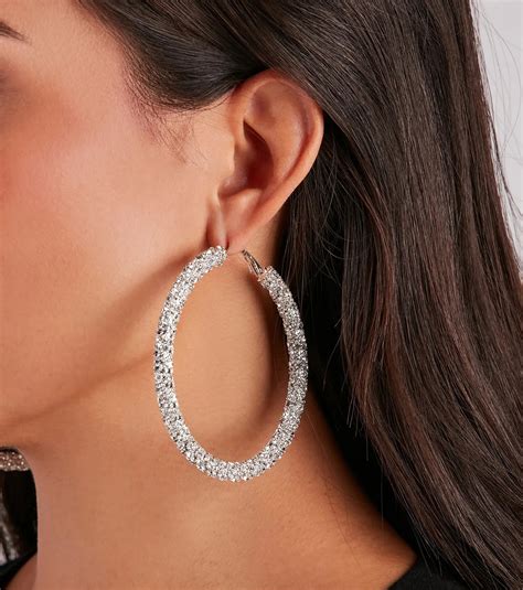 Statement Rhinestone Earrings