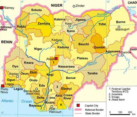 states and number of lgas in nigeria