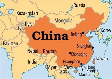 states that border china