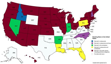 states with indoor smoking bans