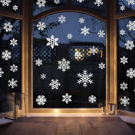 Static Cling Window Snowflakes