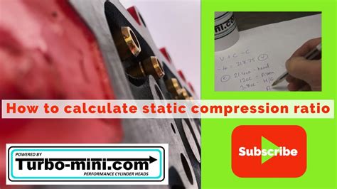 static compression ratio calculator metric