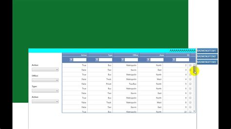 Static Header In Radgrid