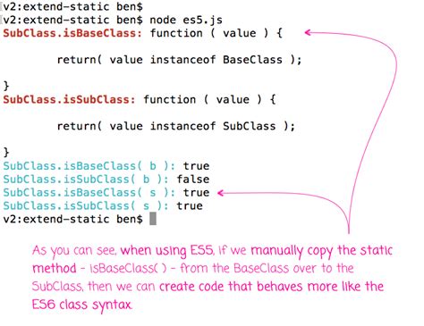 static method in js class