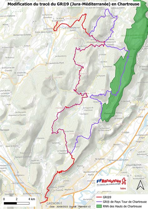 Découvrir les itinéraires de Grande Randonnée GR® Fédération