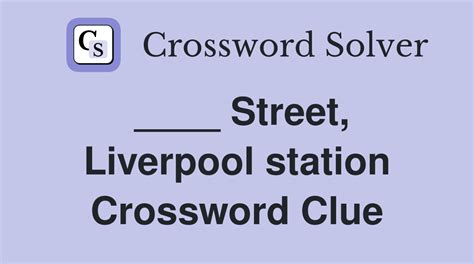station crossword