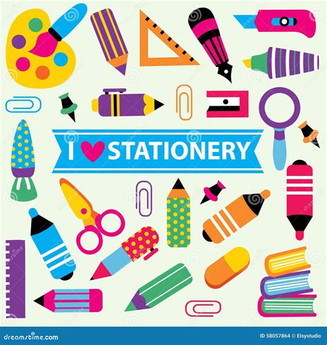 stationery pictures clip art
