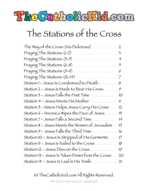 stations cross catholic script