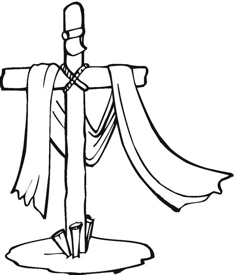 stations of the cross clipart black and white