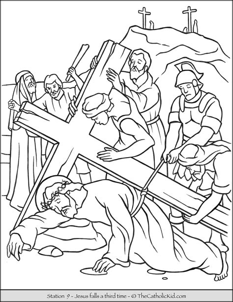 stations of the cross coloring book pdf