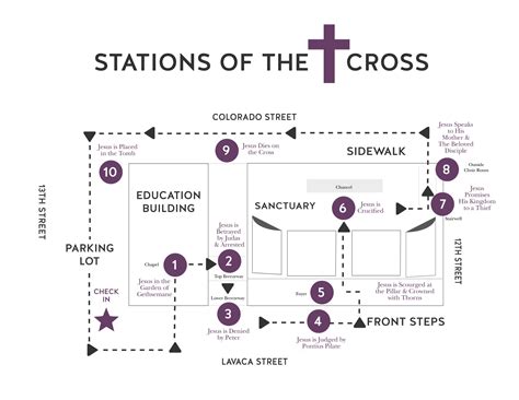 stations of the cross map