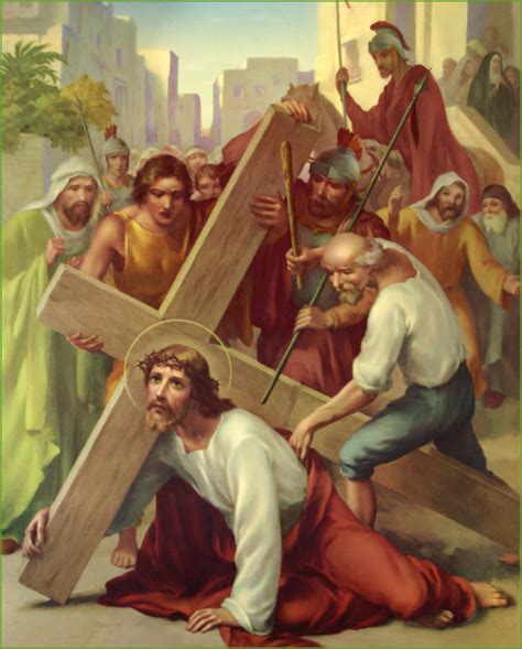 stations of the cross station 3