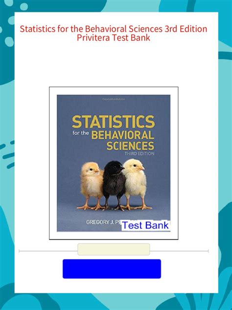 Currently - Statistics For The Behavioral Sciences 3Rd Edition Update