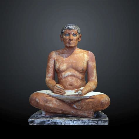 statue du scribe accroupi