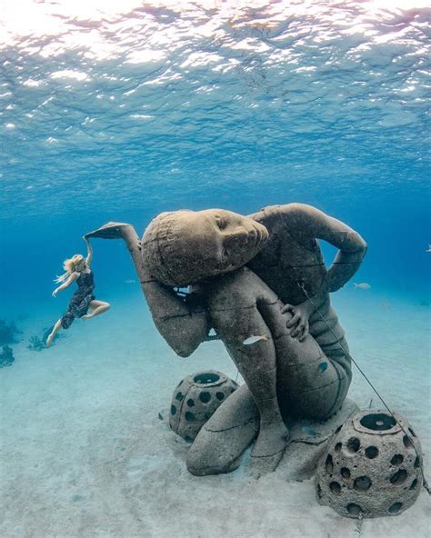 Statue Found In The Ocean