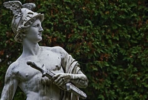 statue of hermes greek god