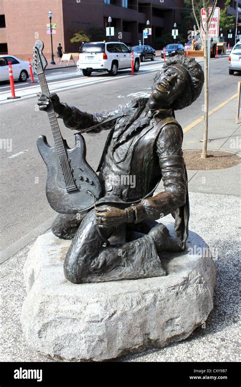 Statue Of Jimi Hendrix
