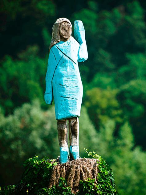statue of melania trump