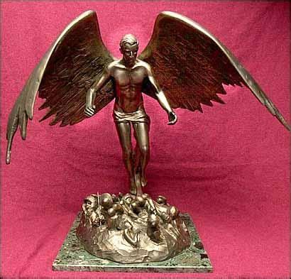 statue of prince charles with wings