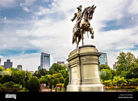 Statues In Boston Common