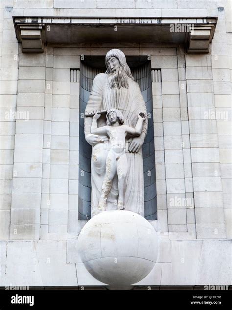 Statues Outside Bbc Hq