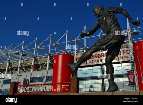 Statues Outside Riverside Stadium