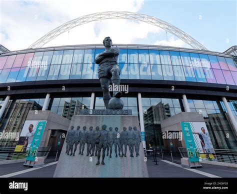 Statues Outside Wembley Stadium
