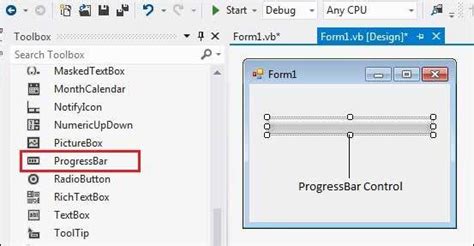 status and progress bar in vb net