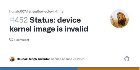 Status Device Kernel Image Is Invalid