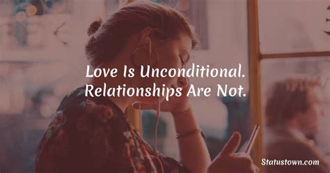 Status On Love Unconditional