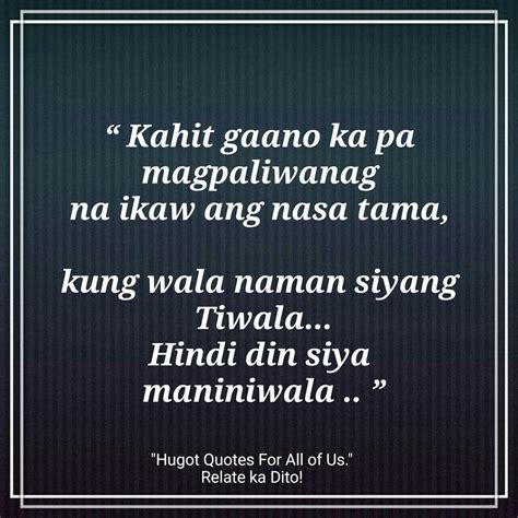 Status Quotes Tagalog
