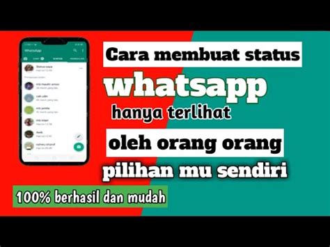 Bagaimana Menyembunyikan Status WhatsApp dari Teman di Indonesia
