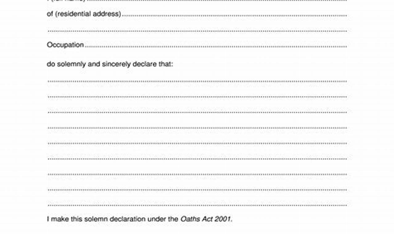 Statutory Declaration Sick Leave in Victoria: A Guide for Employees and Employers