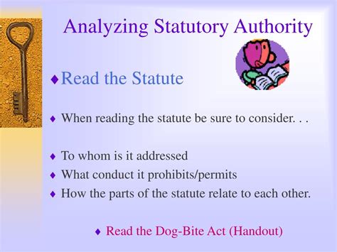 Statutory Authority Meaning